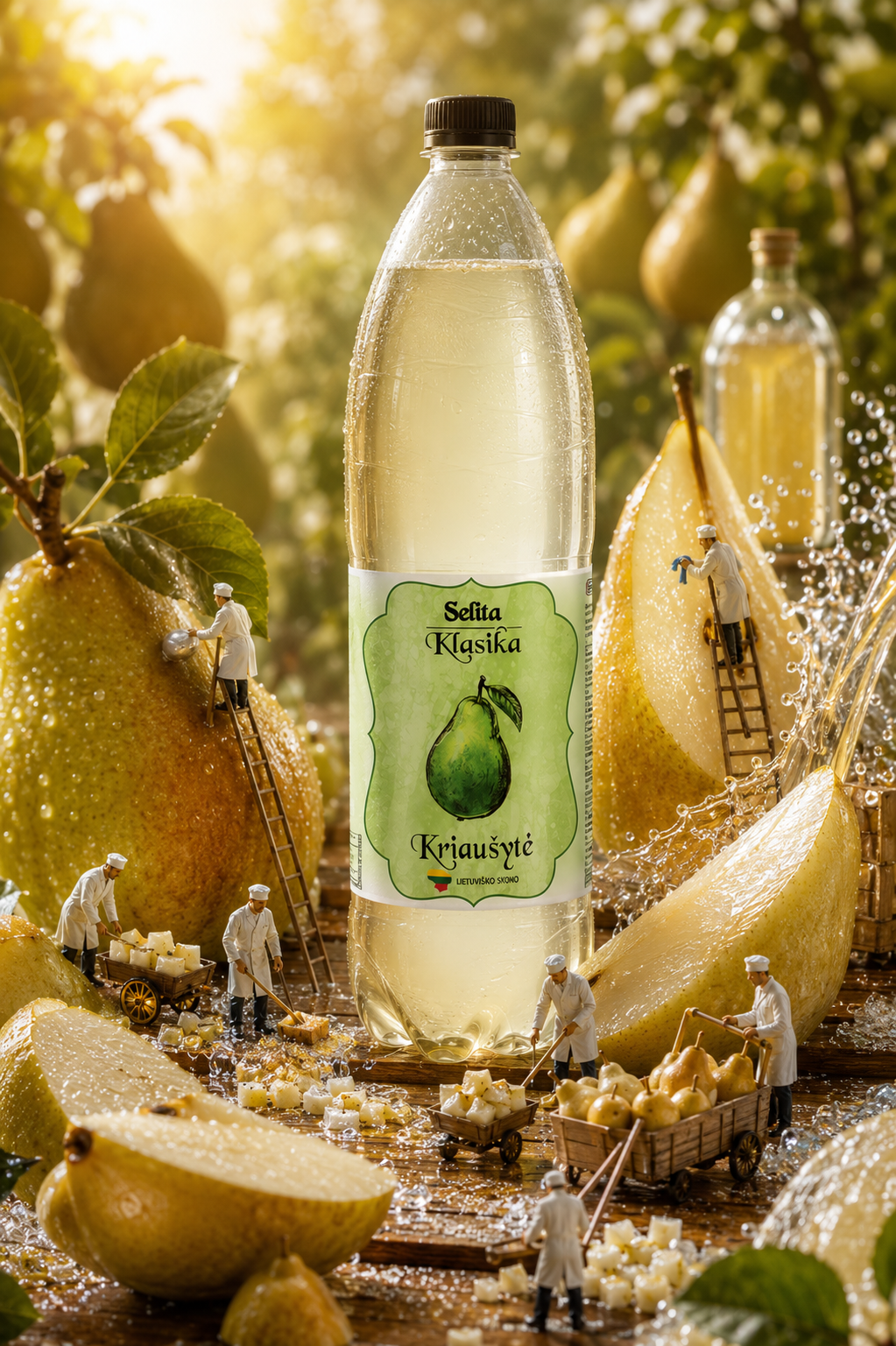 Kriaušių limonadas — AI vizualizacija