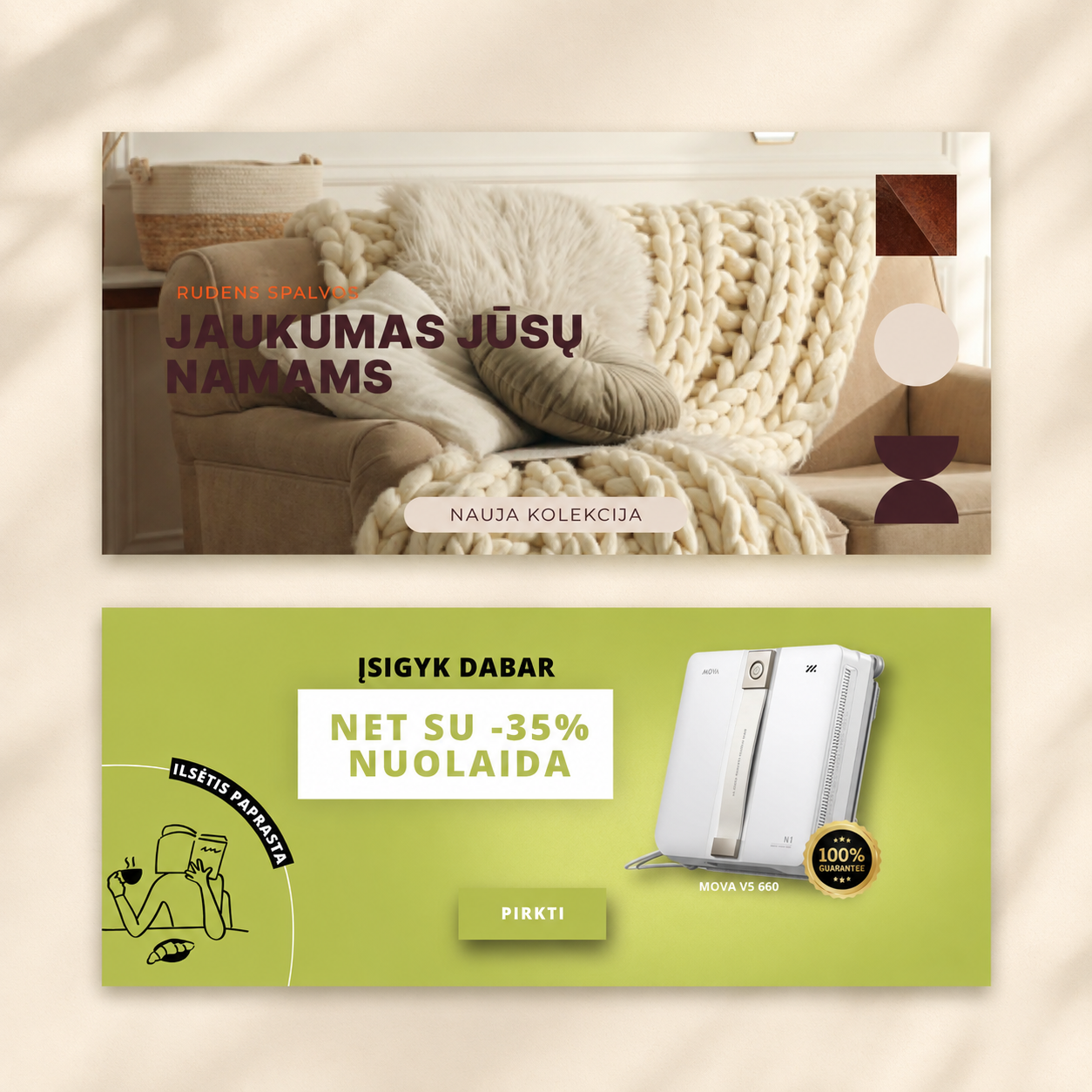 Sezoninė kampanija — Web / e-commerce