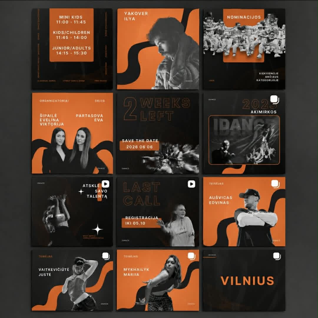 IDANCE — Instagram tinklelis