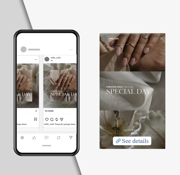 Nagų studija — Meta Ads kūryba