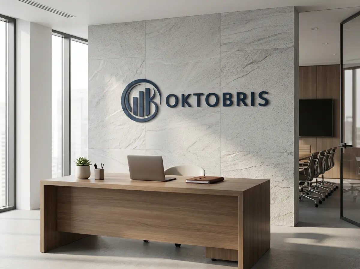 Oktobris — Brand mockup