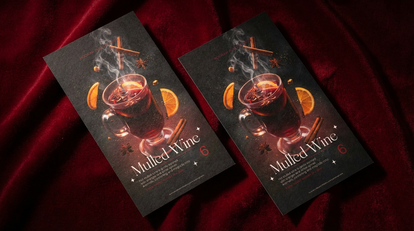 Mulled Wine — Spaudos dizainas